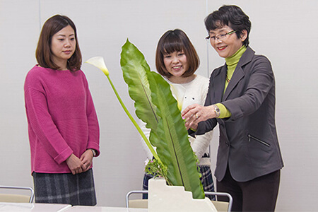 いけばな教授活動 写真